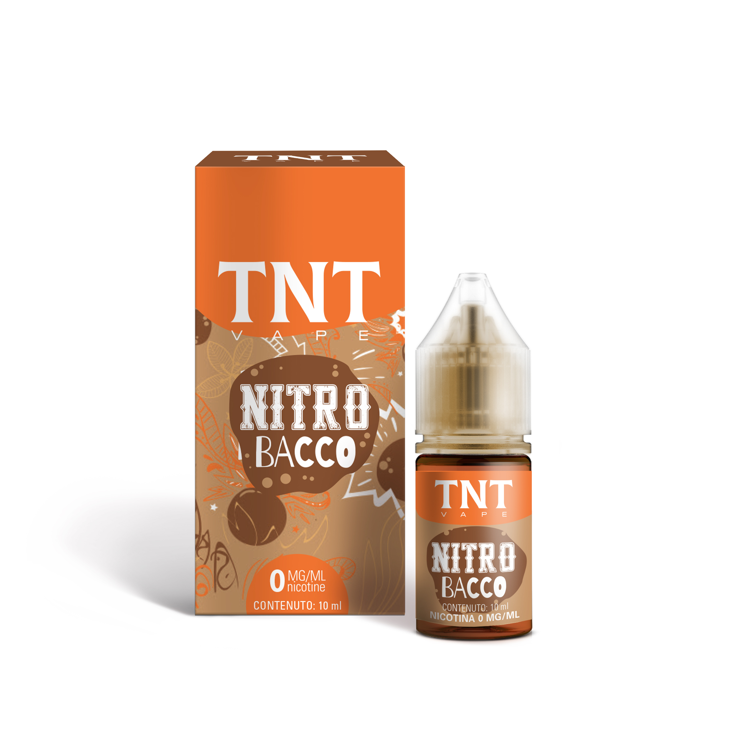 TNT Vape Nitro Bacco 10 Ml Liquido Pronto Nicotina Smo KingShop It